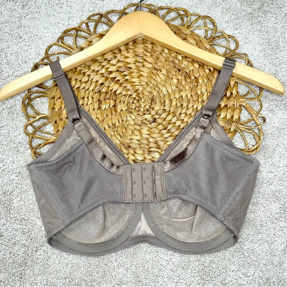 Wacoal Retro Chic Full Figure Underwire Cappuccino Bra Size 32DDD - Picture 8 of 15